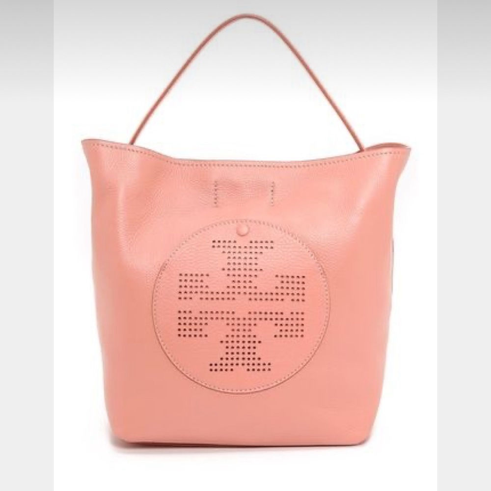 Tory Burch Quinn Hobo in Sorbet/Pink